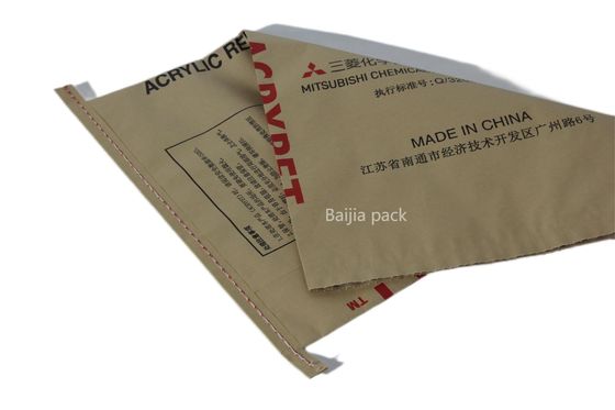 60x40x10cm Multiwall Sacks For Animal Feed / Additive Packaging