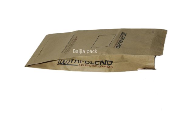 60cmx40cmx10cm Multiwall Kraft Paper Bags Custom Printed