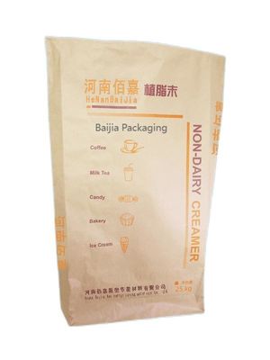 Industrial Packaging Multiwall Kraft Paper Bags Customized Logo