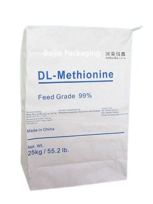 Customized Logo Multi Wall Paper Bags For Food And Pharmaceutical Packaging