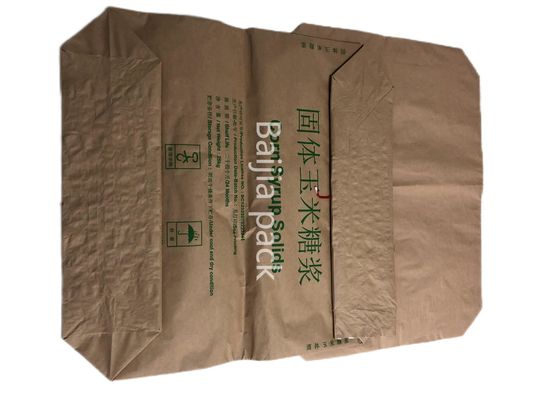 Eco-Friendly Industrial Paper Bags Customized Printing Moisture Sealing