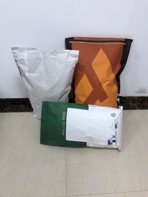 Heat Seal Pinch Bottom Paper Bags in Chemical Industry/Chemical Packaging Up To 7 Colors