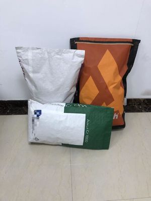 Accept Custom 25kg Pinch Bottom Paper sacks with Customized Design