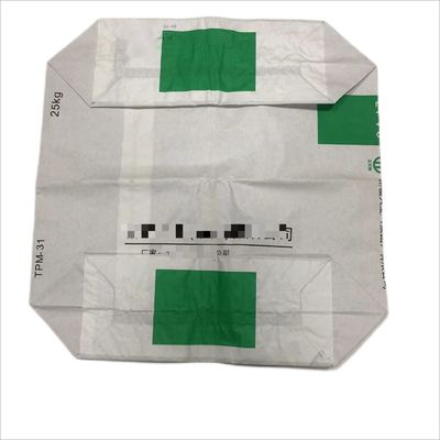 Food Grade  Pasted Valve Sleeve Multiwall Paper Bags with 10kg to 50kg Capacity Custom Logo Printing