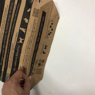 Heavy Duty Multiwall Paper Bag Packaging Specially Designed For Pet Litter