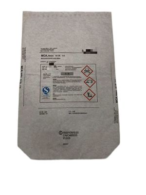25kg Multiwall Paper Bags Square Bottom Open Mouth For Chemical Packaging