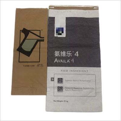 Industrial Kraft Paper Sacks in White Or Brown for Packaging powders and granules