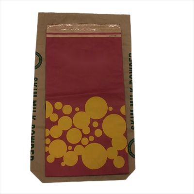 Custom Printed Multiwall Paper Bags Kraft Bag With Built In PE