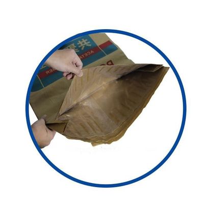 Customizable Recycled Heat Sealed Multiwall Paper Bag For Food Packaging