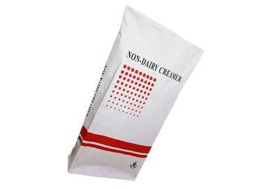 Custom Flat Bottom 15 Kg Kraft Paper Packaging Bag For Flour Rice
