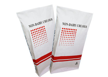 White Or Brown Pasted Valve Multiwall Paper Bags  PVC Resin Paper Bag Easy Opening