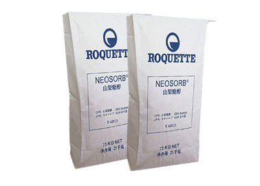Durable White Brown Kraft Paper Bag Heat Sealed Multiwall Paper Sacks Easy To Open