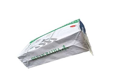 Customized Printing Pasted Valve Multiwall Paper Bags Biodegradable Eco Friendly