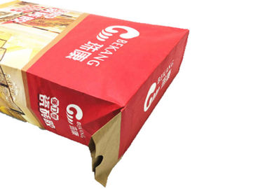 Building Materials Cement Packaging Paper Bags Strong Load Bearing Good Stability