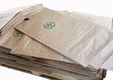 Biodegradable Pinch Bottom Paper Bags Yard Garden Waste Brown Kraft  Paper Bags