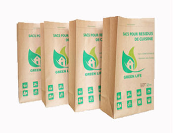 Eco Friendly Pinch Bottom Paper Bags Polypropylene Kraft Paper Bags High Tensile Strength