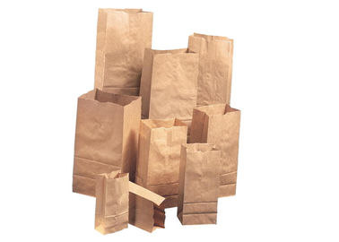 Food Grade Block Bottom Paper Bags  For Milk Powder Hygiene Packaging 60g-120g/M2