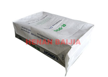 Square Bottom  Industrial Paper Bags Good Stability 25kg 30kg 50kg Strong Load Bearing