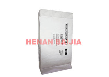 Square Bottom  Industrial Paper Bags Good Stability 25kg 30kg 50kg Strong Load Bearing