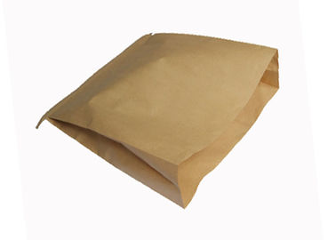 Food Grade Multiwall Kraft Paper Bags Coffee Package Brown Color With Open Mouth