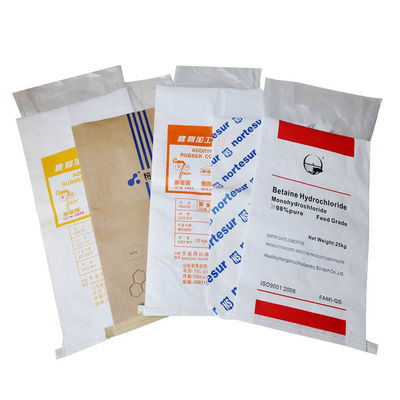 5kg 10kg 25kg Multiwall Kraft Paper Bags For Grain Packing