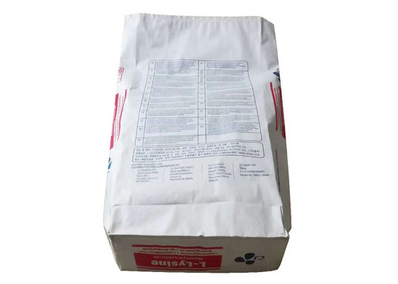 Square Bottom White Printed CMYK Custom Kraft Paper Bags