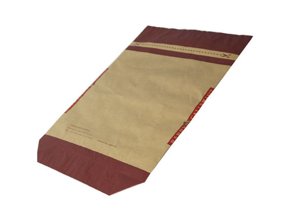 Customized Design Multiwall Kraft Paper Bags Hygienic Packaging