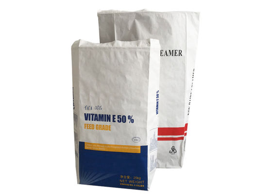 25kg Kraft Paper Flour Bag Corn Sack Paper Flour Powder Packaging Bag