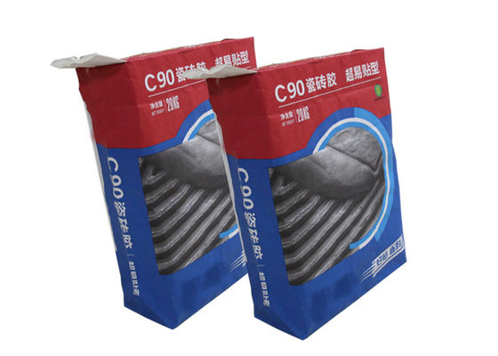 Large Size Large Capacity 70g/m2 Multiwall Kraft Paper Bags Putty Powder Valve Sack