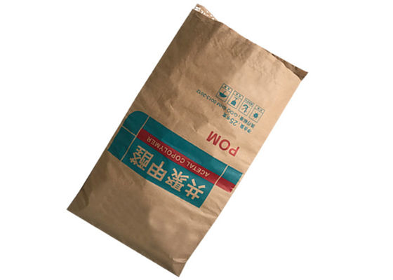 Building Material 120gsm Heat Sealed Paper Bags With Pinch Bottom