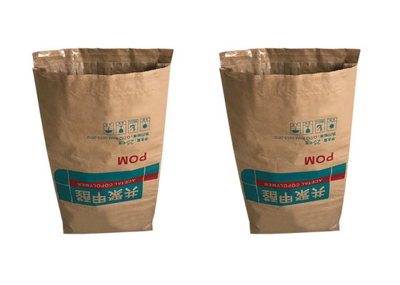 Building Material 120gsm Heat Sealed Paper Bags With Pinch Bottom