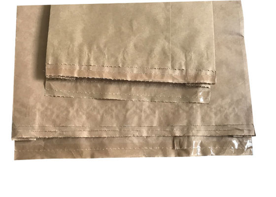 High Strength Sewn Open Mouth Multiwall Paper Bags Pinch Bottom For Packaging