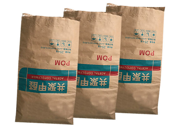 10kg 20kg Sewn Open Mouth Multiwall Paper Bags Flexo Print