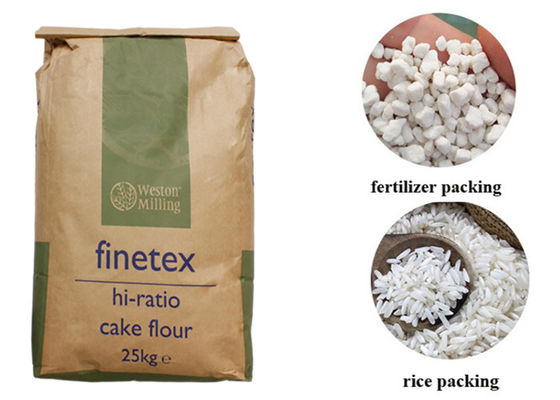 40kg 50kg Paper Animal Feed Bag For Dog Feed Cat Litter Seed For Bird