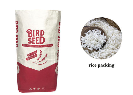 1-4ply Paper Dog Feed Bag Cat Litter Animal Feed Seed Packaging