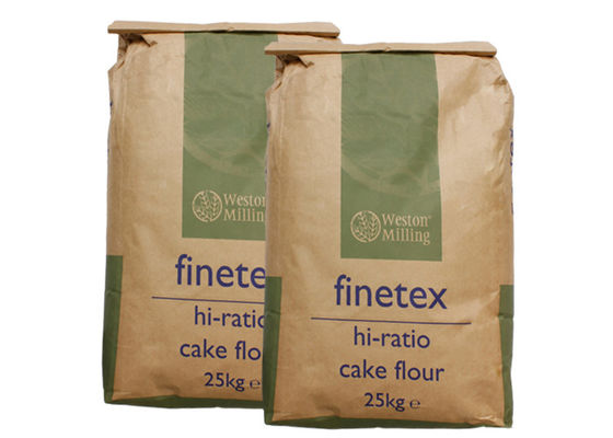 2 Layer Multiwall Kraft Paper Bags Dog Feed Cat Litter Packing