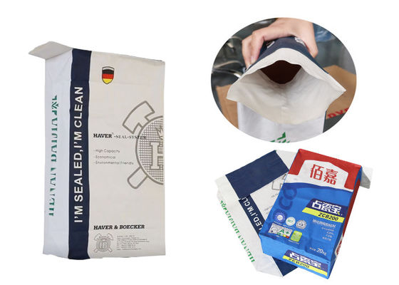 20kg 25kg Pasted Kraft Paper Valve Bag Starch Sugar Packaging Paper Sack