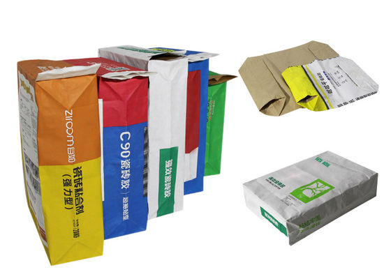 20kg 25kg Multiwall Kraft Paper Bags Powder Potato Starch Packaging