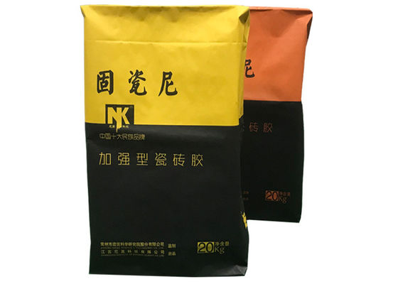 Plaster Pasted Valve Paper Bag 15kg 20kg 25kg Flexo Printing