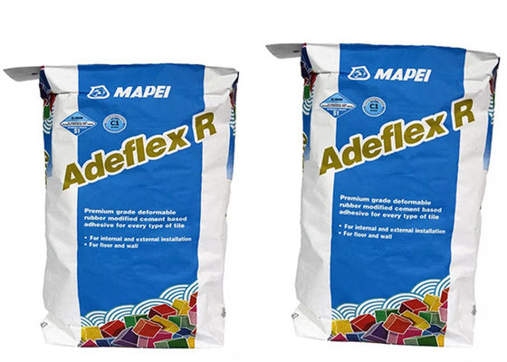20kg 25kg Multiwall Kraft Paper Bags Ceramic Tile Adhesive Packaging