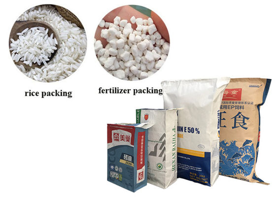 Eco- Friendly Recycled Multiwall Kraft Paper Bag Food Grade Wheat Flour Paper Bag
