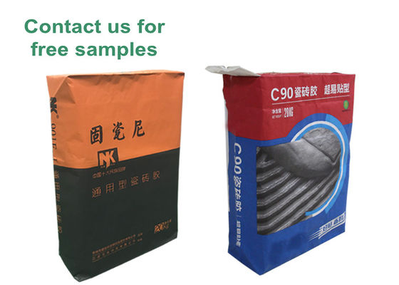 20kg Tile Adhesive Bag Custom Gypsum Powder Kraft Paper Valve Packaging Bag