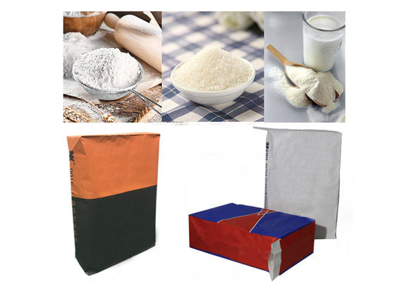 Bio - Degradable Kraft Paper Valve Bag Industrial Use For Gypsum Plaster