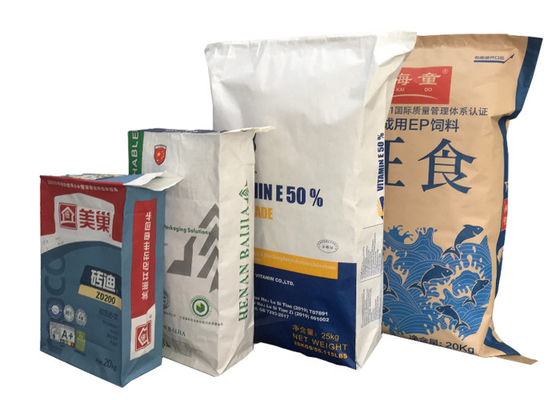 Bread Wheat Flour Packaging Bag Kraft Paper Bag Custom Logo