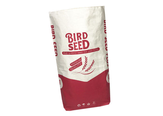 10kg - 50kg Kraft Paper Packaging Bag For Starch Maltose Powder Isomalto Oligosaccharides
