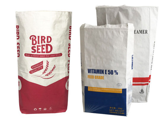 Multiwall 25kgs Kraft Brown Paper Bags 2 Layers / 3 Layers