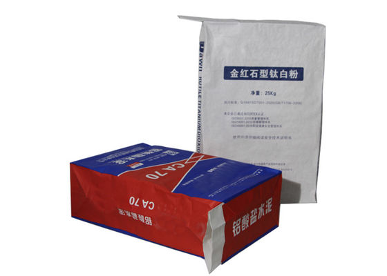 25kg Chemical Package Multi Wall Paper Sacks Cement Kraft Paper Sack