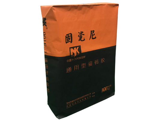 Pasted Separate PE Film Valve Paper Sack Packaging Chemical Materials White Or Brown