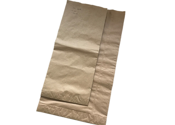 Pinch Bottom Step End Multiwall Paper Sack With Hot Melt For Powder Products