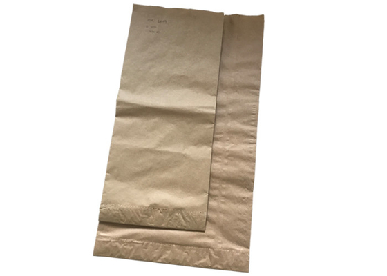 Biodegradable Multiwall Heat Sealed Paper Bags White Brown Food Grade